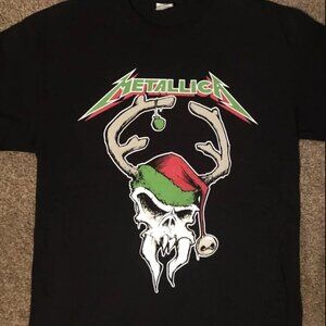 Metallica Christmas Shirt Santa Claus Skull Holiday Funny Xmas Band Tee 81